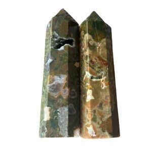 Rainforest Jasper (Pair)